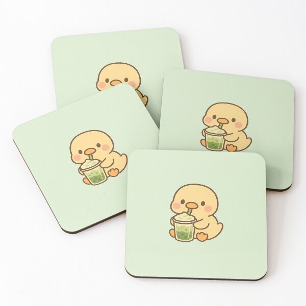 Item preview, Kawaii Matcha Duck designed and sold by art-by-mel.