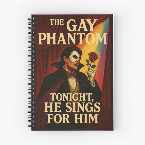Item preview, The Gay Phantom – Tonight, He Sings For Him designed and sold by theblackdohl.