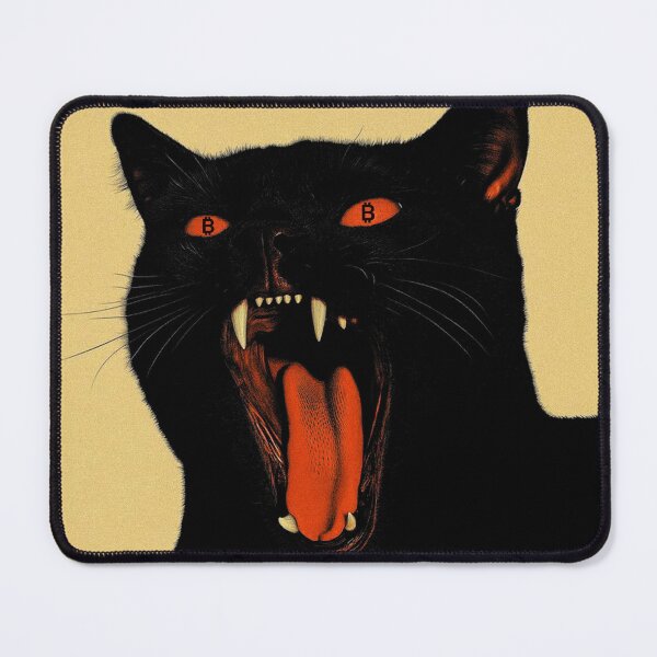 Item preview, Bitcoin Red Pill Cat Vintage Art designed and sold by CyberRex.