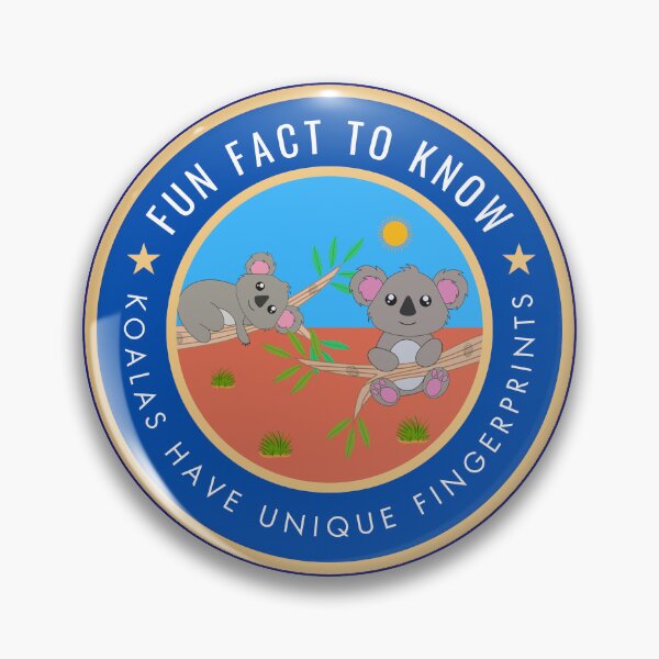 Item preview, Fun fact to know Koalas have unique fingerprints designed and sold by fev-rocks.