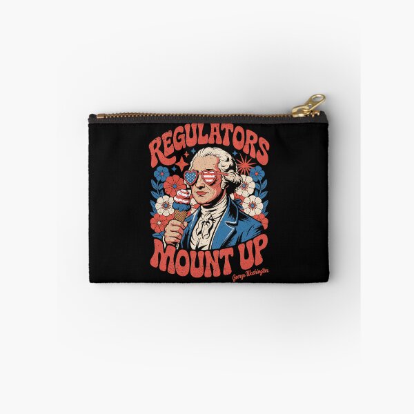 Item preview, Regulators Mount Up - Groovy George Washington 4th of July designed and sold by G350.