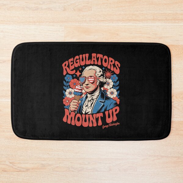 Item preview, Regulators Mount Up - Groovy George Washington 4th of July designed and sold by G350.