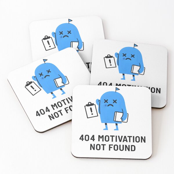 Artikelvorschau, 404 Motivation nicht gefunden - Lustiges Tech-Fehler-Zitat entworfen und verkauft von МираКайАрт.