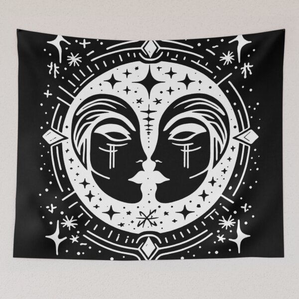 Item preview, Gemini Zodiac Sign – Dual Minds, Infinite Vibes Art designed and sold by Pulse Creativity Designs.
