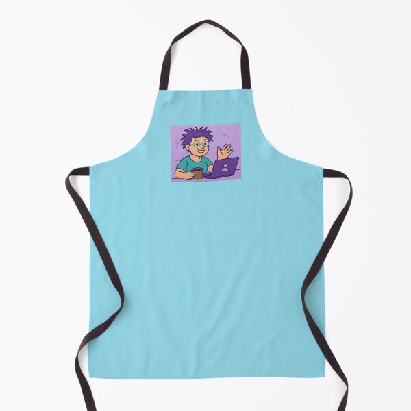 Item preview, Creative scientists with funny hair working at the laptop designed and sold by gre47.
