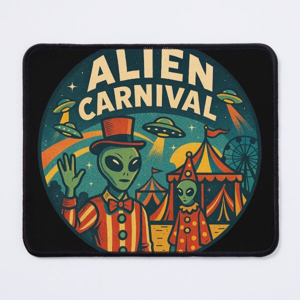 Item preview, Alien Carnival Artwork designed and sold by Planetporridge.