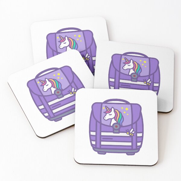 Item preview, School-Starter: School bag with unicorn designed and sold by WurmWeb.DesignShop.
