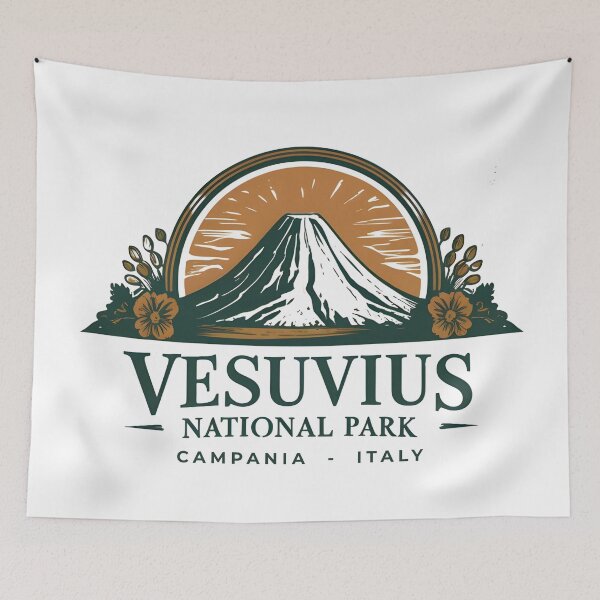 Item preview, Vesuvius National Park - Italy  designed and sold by GoodOldVintage.