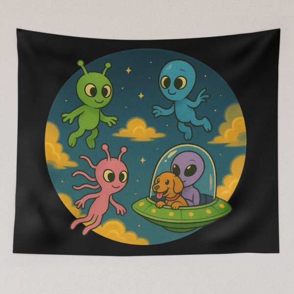 Item preview, Kids Alien Artwork designed and sold by Planetporridge.