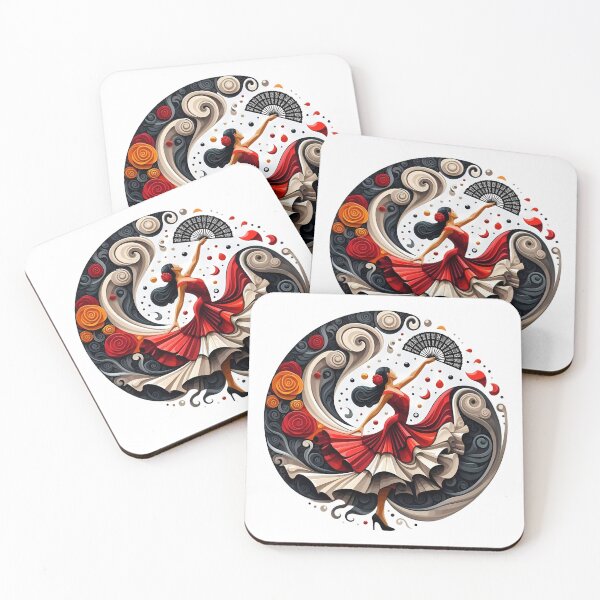 Item preview, Flamenco Dancer Sticker  designed and sold by Vibranta Studio.