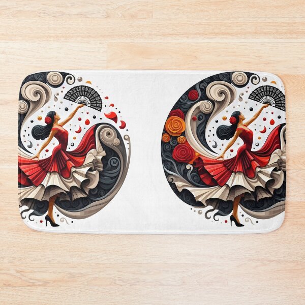 Artikelvorschau, Flamenco-Tänzerin Sticker entworfen und verkauft von Vibranta Studio.