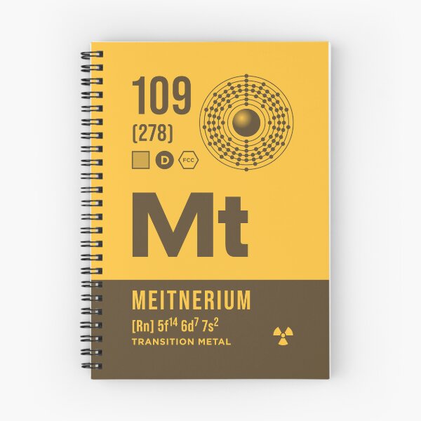 Item preview, 109 Meitnerium Periodic Table Element Dark designed and sold by VoodooCircus.