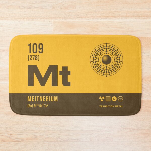 Item preview, 109 Meitnerium Periodic Table Element Dark designed and sold by VoodooCircus.