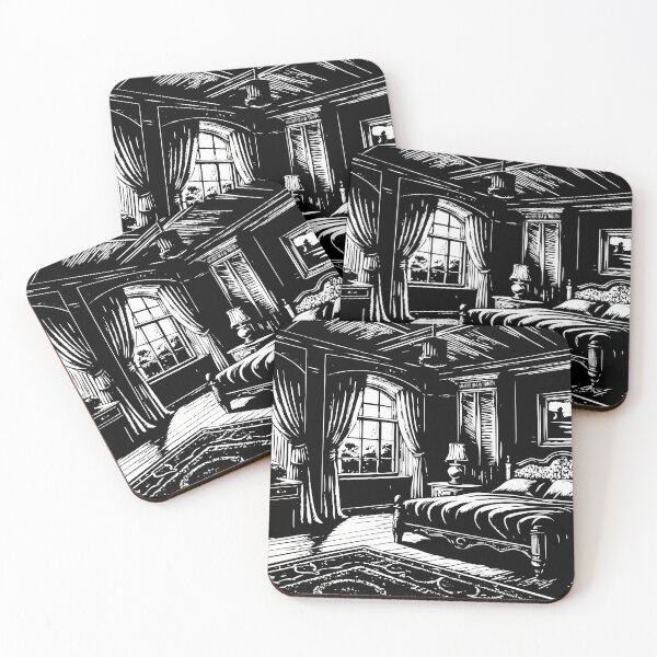 Item preview, Elegant Bedroom: Timeless Comfort and Mystery designed and sold by ART ATTACK ZONE.