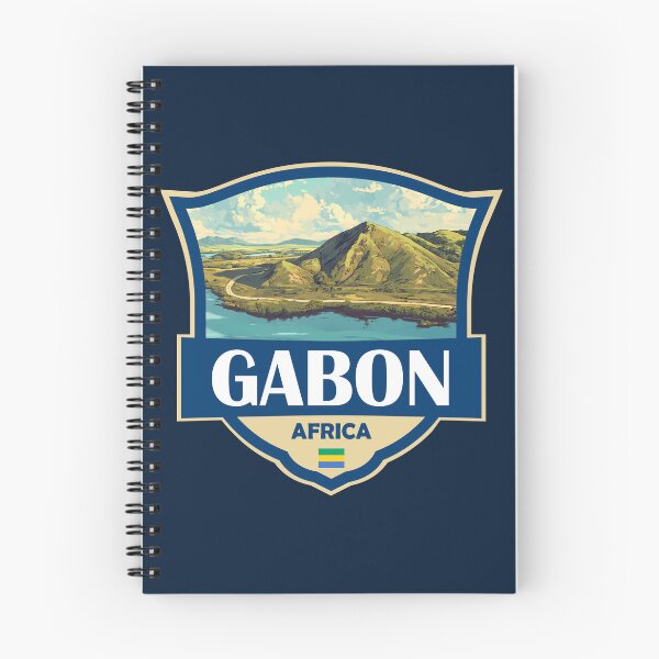 Item preview, Gabon Illustration Retro Badge designed and sold by KrisSidDesigns.