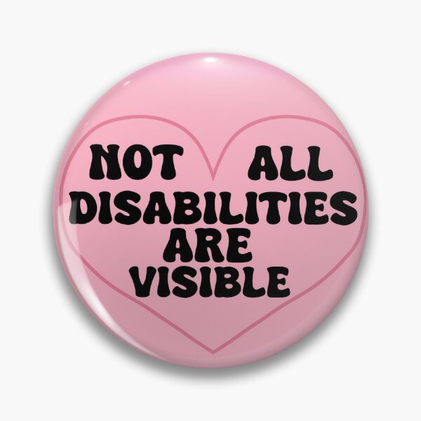 Item preview, Invisible disabilities heart designed and sold by Bugbotherer30.