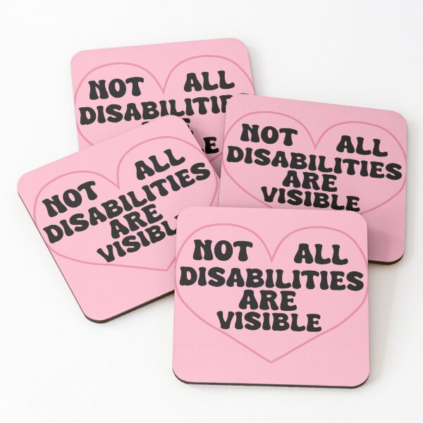 Item preview, Invisible disabilities heart designed and sold by Bugbotherer30.