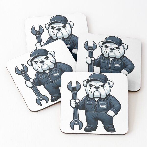 Item preview, Grease & Grrr – Dog Mechanic Life designed and sold by Confuzz1ed.
