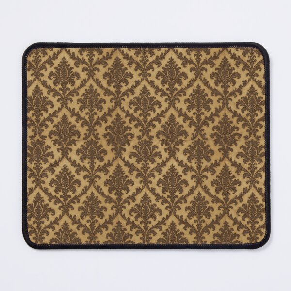 Item preview, Antique Brown Damask Seamless Pattern designed and sold by patterncrow.