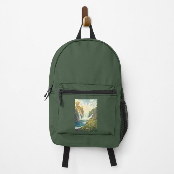 Item preview, Gabon Illustration Travel Art Vintage designed and sold by KrisSidDesigns.