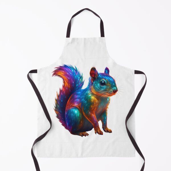 Artikelvorschau, „Leuchtendes Prisma-Eichhörnchen – Strahlende Fantasie-Waldkunst“ entworfen und verkauft von GloriousArtSKD.