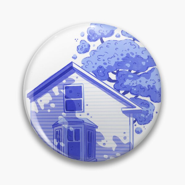 Item preview, Cute shaded old cottage, costal style illustration  designed and sold by rizdrawings.