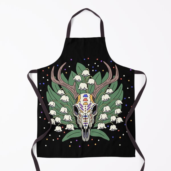 Item preview, May's Lily of the Valley & Deer Skull designed and sold by HRSCreates.