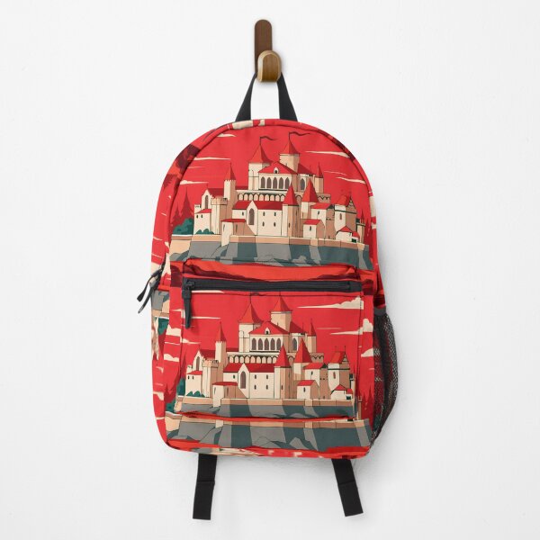 Item preview, Red Royal Castle: Fantasy Landscape designed and sold by ART ATTACK ZONE.