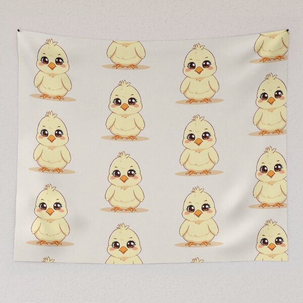 Item preview, Cute chick chicken yellow bird animal aesthetic art designed and sold by anrecat.