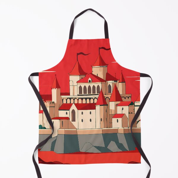 Item preview, Red Royal Castle: Fantasy Landscape designed and sold by ART ATTACK ZONE.