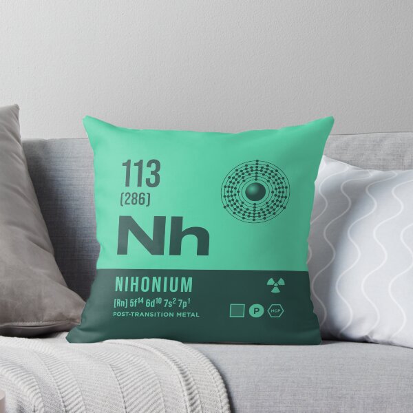 Item preview, 113 Nihonium Periodic Table Element Dark designed and sold by VoodooCircus.