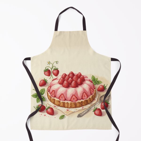Item preview, Strawberry Garden Tart – A Slice of Sweet Spring designed and sold by Pasteltone.