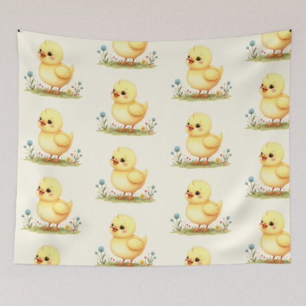 Item preview, Cute yellow chick chicken animal watercolor aesthetic cool  designed and sold by anrecat.