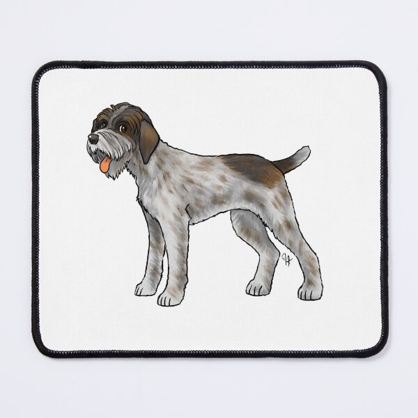 Item preview, Dog - Wirehaired Pointing Griffon - Gray and Brown designed and sold by Jennifer Stolzer.