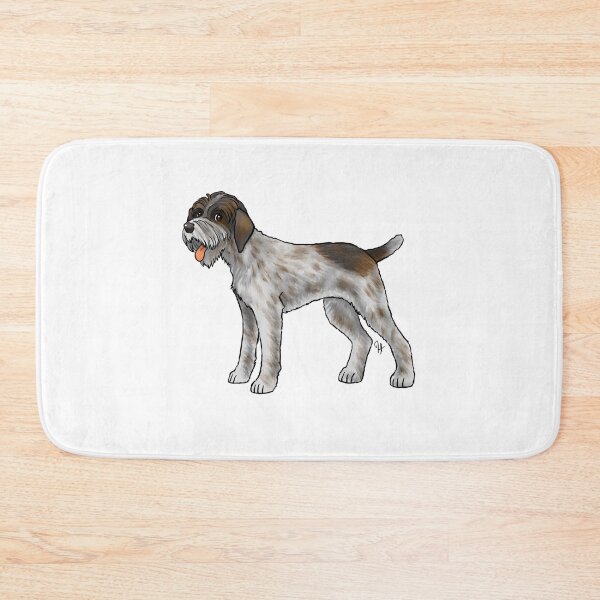 Item preview, Dog - Wirehaired  Pointing Griffon - Gray and Brown designed and sold by Jennifer Stolzer.
