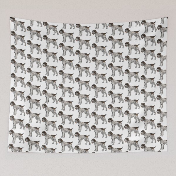 Item preview, Dog - Wirehaired  Pointing Griffon - Gray and Brown designed and sold by Jennifer Stolzer.