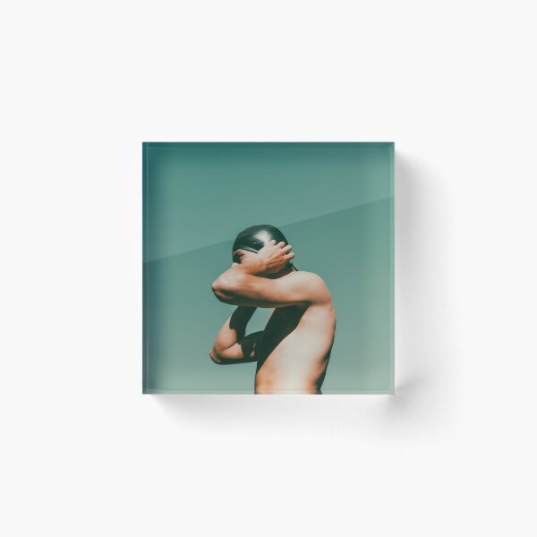 Item preview, The Swimmer Minimalist Summer Art Photo designed and sold by Atlas Kai.