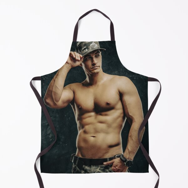 Item preview, Shirtless Modern Military Physique Photo designed and sold by Atlas Kai.