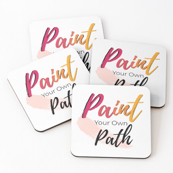 Item preview, Paint Your Own Path – Minimalist Inspirational Brush Design designed and sold by PrescribedPeace.