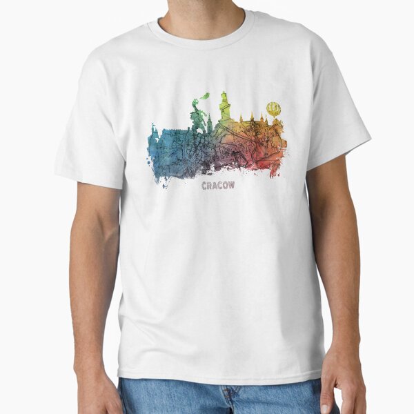 Item preview, Cracow Poland skyline map #cracow #krakow designed and sold by JBJart.