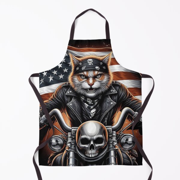 Item preview, Biker Cat - Born to Ride Free designed and sold by nikkolaus.