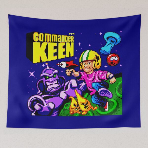 Item preview, Commander Keen Title Screen HD designed and sold by Retr0Tshirts.