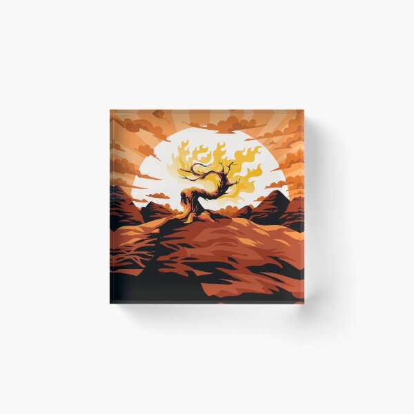 Item preview, burning bush designed and sold by matintheworld ( delcarmat ).