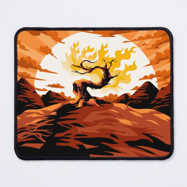 Item preview, burning bush designed and sold by matintheworld ( delcarmat ).