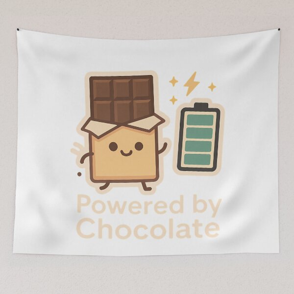 Item preview, Powered By Chocolate designed and sold by k3rstman1.