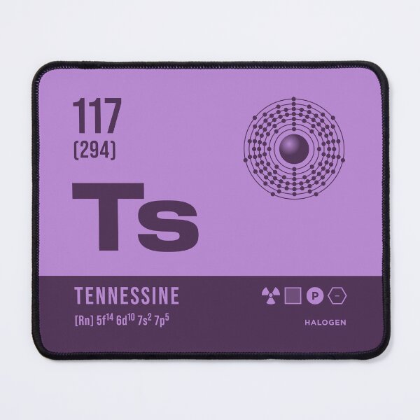 Item preview, 117 Tennessine Periodic Table Element Dark designed and sold by VoodooCircus.