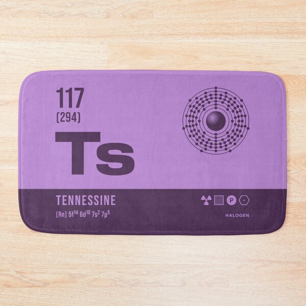Item preview, 117 Tennessine Periodic Table Element Dark designed and sold by VoodooCircus.