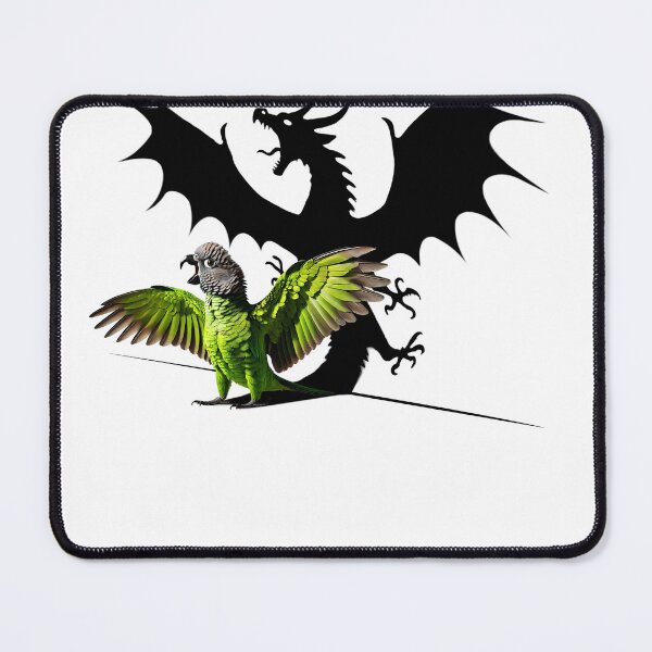 Item preview, Funny Screaming Dusky Conure Parrot Dragon Lover Meme designed and sold by Kimberley King Art  King Art.