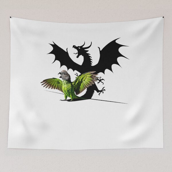 Item preview, Funny Screaming Dusky Conure Parrot Dragon Lover Meme designed and sold by Kimberley King Art  King Art.