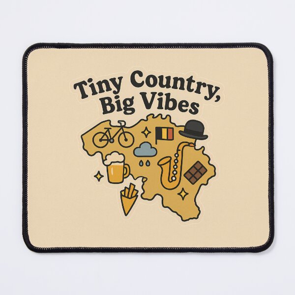 Item preview, Belgium Tiny Country Big Vibes designed and sold by k3rstman1.